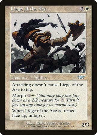 Liege of the Axe [Legions] MTG Single Magic: The Gathering  | Multizone: Comics And Games