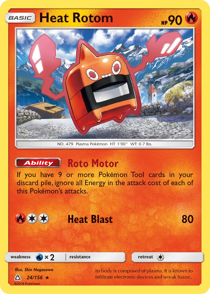 Heat Rotom (24/156) [Sun & Moon: Ultra Prism] Pokemon Single Pokémon  | Multizone: Comics And Games