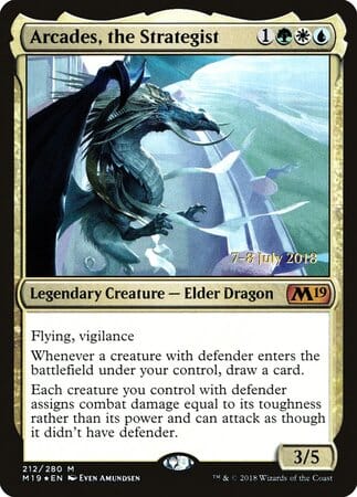 Arcades, the Strategist [Core Set 2019 Promos] MTG Single Magic: The Gathering  | Multizone: Comics And Games