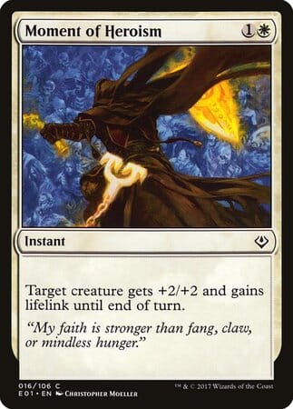 Moment of Heroism [Archenemy: Nicol Bolas] MTG Single Magic: The Gathering  | Multizone: Comics And Games