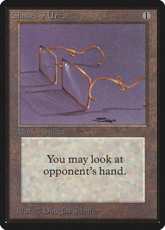 Glasses of Urza [Limited Edition Beta] MTG Single Magic: The Gathering  | Multizone: Comics And Games