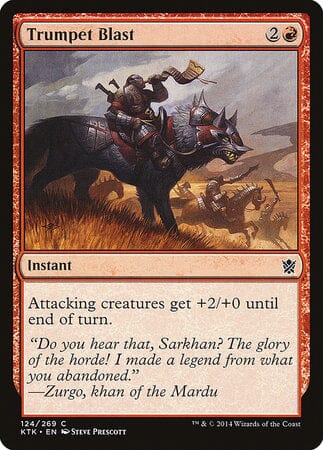 Trumpet Blast [Khans of Tarkir] MTG Single Magic: The Gathering  | Multizone: Comics And Games