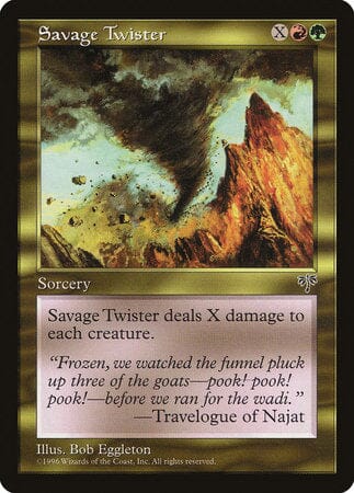 Savage Twister [Mirage] MTG Single Magic: The Gathering  | Multizone: Comics And Games