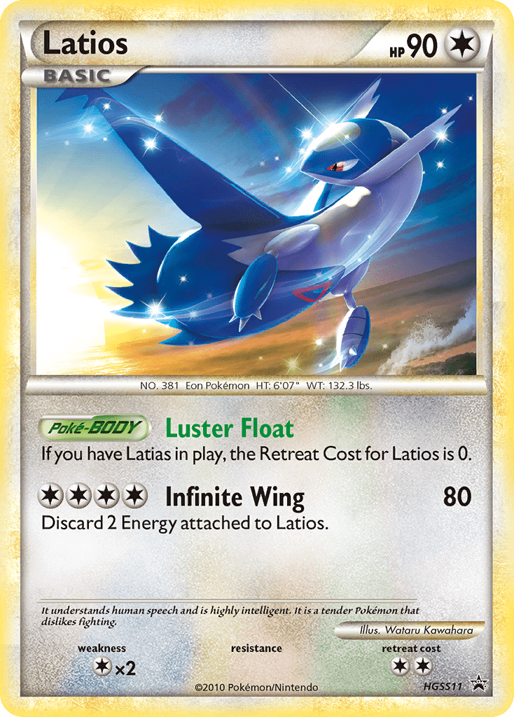 Latios (HGSS11) [HeartGold & SoulSilver: Black Star Promos] Pokemon Single Pokémon  | Multizone: Comics And Games