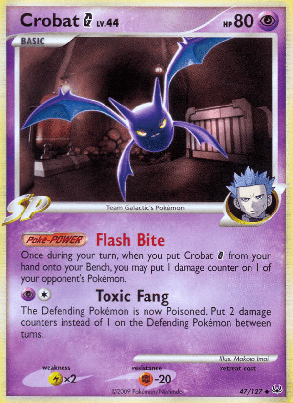 Crobat G (47/127) [Platinum: Base Set] Pokemon Single Pokémon  | Multizone: Comics And Games