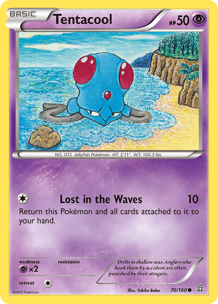 Tentacool (70/160) [XY: Primal Clash] Pokemon Single Pokémon  | Multizone: Comics And Games