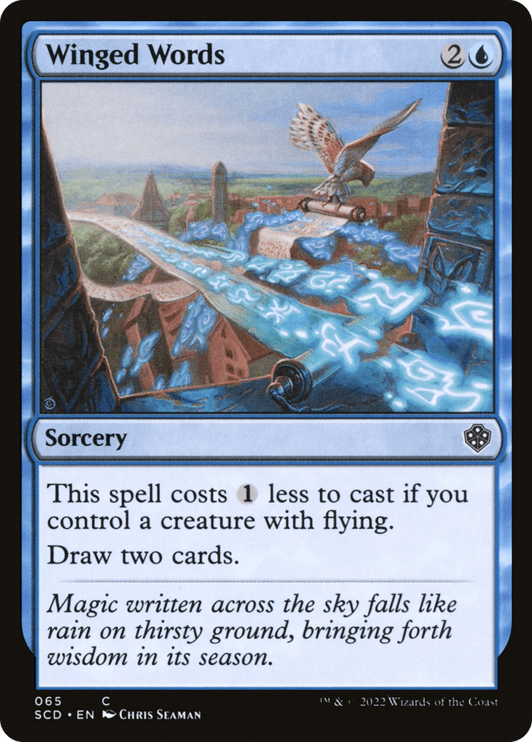 Winged Words [Starter Commander Decks] MTG Single Magic: The Gathering  | Multizone: Comics And Games
