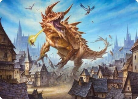 Tarrasque Art Card [Dungeons & Dragons: Adventures in the Forgotten Realms Art Series] MTG Single Magic: The Gathering  | Multizone: Comics And Games