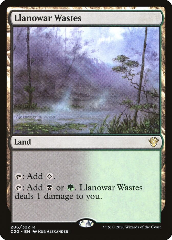 Llanowar Wastes [Commander 2020] MTG Single Magic: The Gathering  | Multizone: Comics And Games