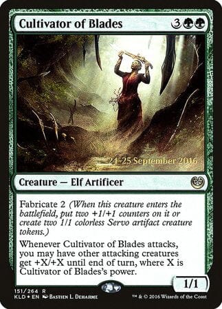 Cultivator of Blades [Kaladesh Promos] MTG Single Magic: The Gathering  | Multizone: Comics And Games