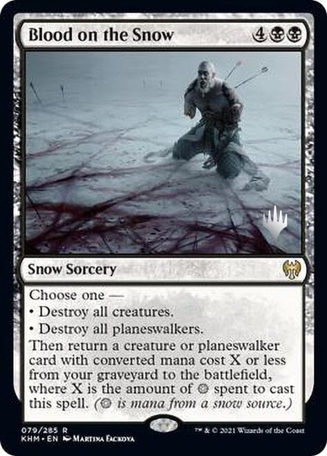 Blood on the Snow [Kaldheim Promo Pack] MTG Single Magic: The Gathering  | Multizone: Comics And Games