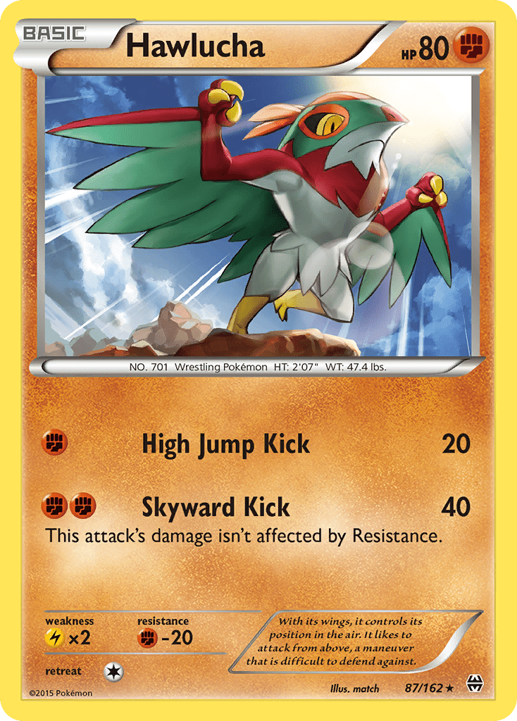 Hawlucha (87/162) [XY: BREAKthrough] Pokemon Single Pokémon  | Multizone: Comics And Games