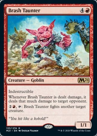 Brash Taunter [Core Set 2021] MTG Single Magic: The Gathering  | Multizone: Comics And Games