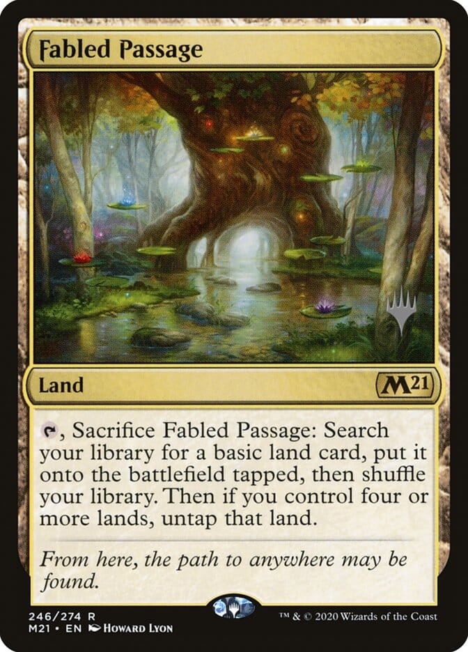 Fabled Passage (Promo Pack) [Core Set 2021 Promos] MTG Single Magic: The Gathering  | Multizone: Comics And Games