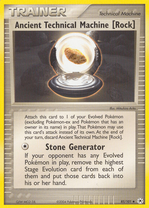 Ancient Technical Machine [Rock] (85/101) [EX: Hidden Legends] Pokemon Single Pokémon  | Multizone: Comics And Games