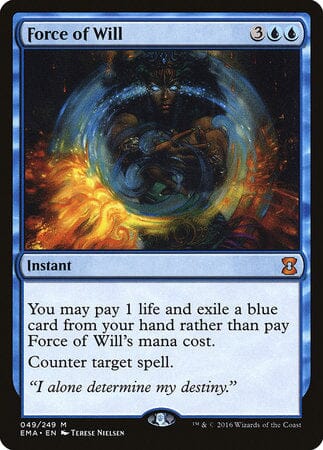 Force of Will [Eternal Masters] MTG Single Magic: The Gathering  | Multizone: Comics And Games