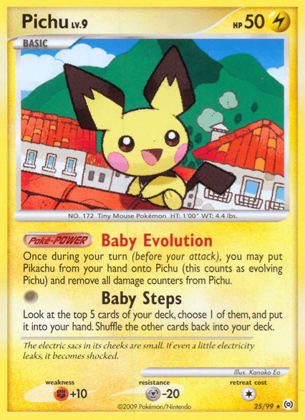 Pichu (25/99) [Platinum: Arceus] Pokemon Single Pokémon  | Multizone: Comics And Games