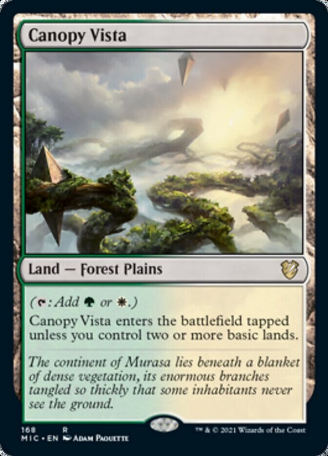 Canopy Vista [Innistrad: Midnight Hunt Commander] MTG Single Magic: The Gathering  | Multizone: Comics And Games