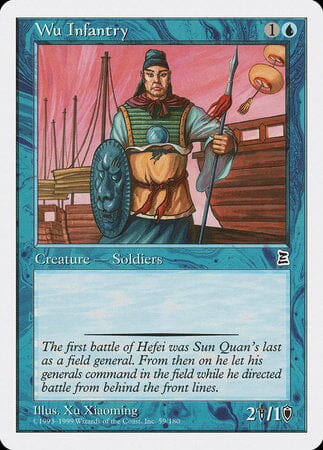 Wu Infantry [Portal Three Kingdoms] MTG Single Magic: The Gathering  | Multizone: Comics And Games