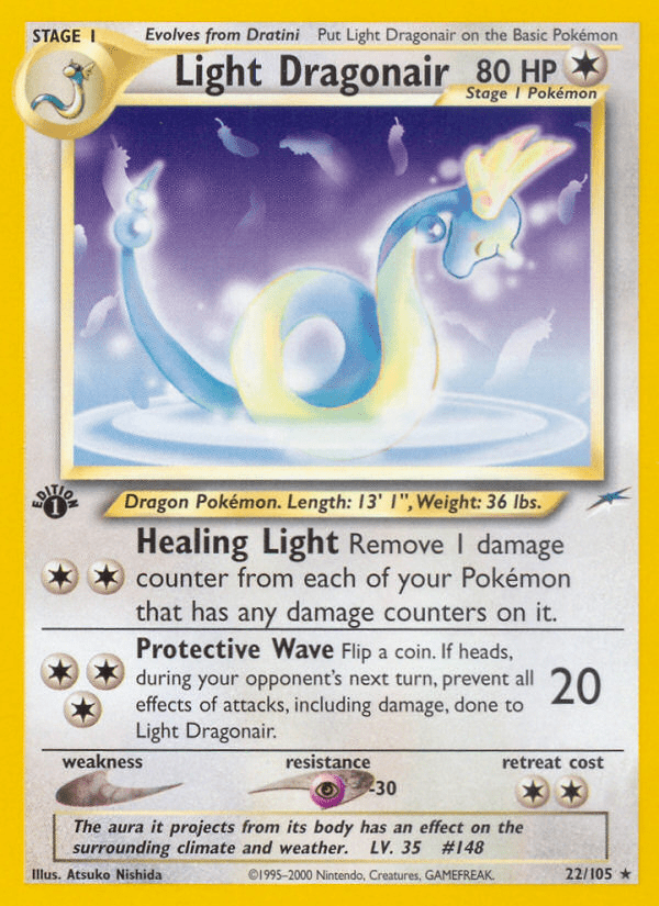 Light Dragonair (22/105) [Neo Destiny 1st Edition] Pokemon Single Pokémon  | Multizone: Comics And Games