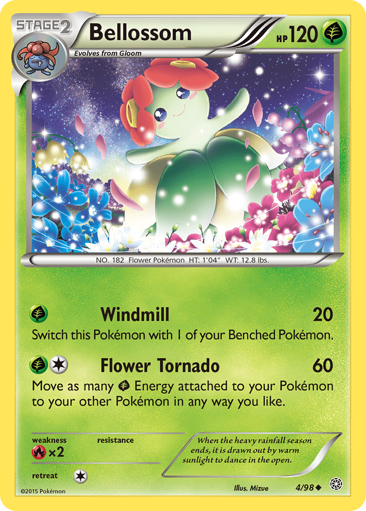 Bellossom (4/98) [XY: Ancient Origins] Pokemon Single Pokémon  | Multizone: Comics And Games