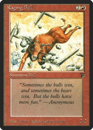 Raging Bull [Legends] MTG Single Magic: The Gathering  | Multizone: Comics And Games