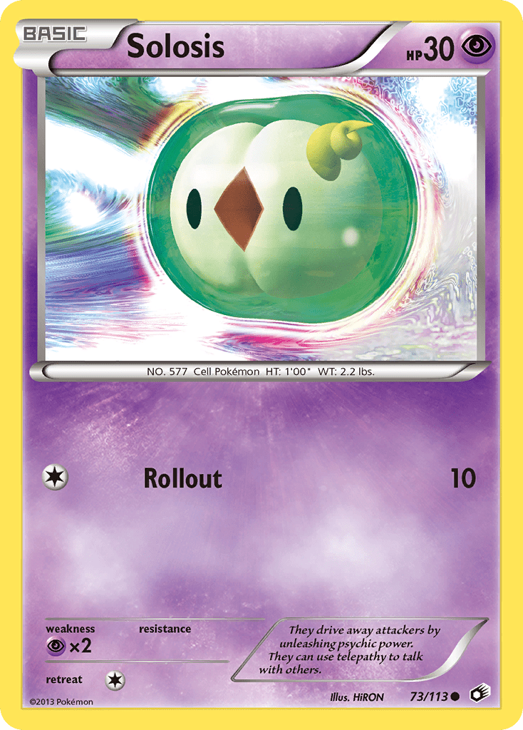 Solosis (73/113) [Black & White: Legendary Treasures] Pokemon Single Pokémon  | Multizone: Comics And Games
