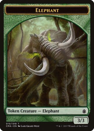 Elephant Token (010) [Commander Anthology Tokens] MTG Single Magic: The Gathering  | Multizone: Comics And Games