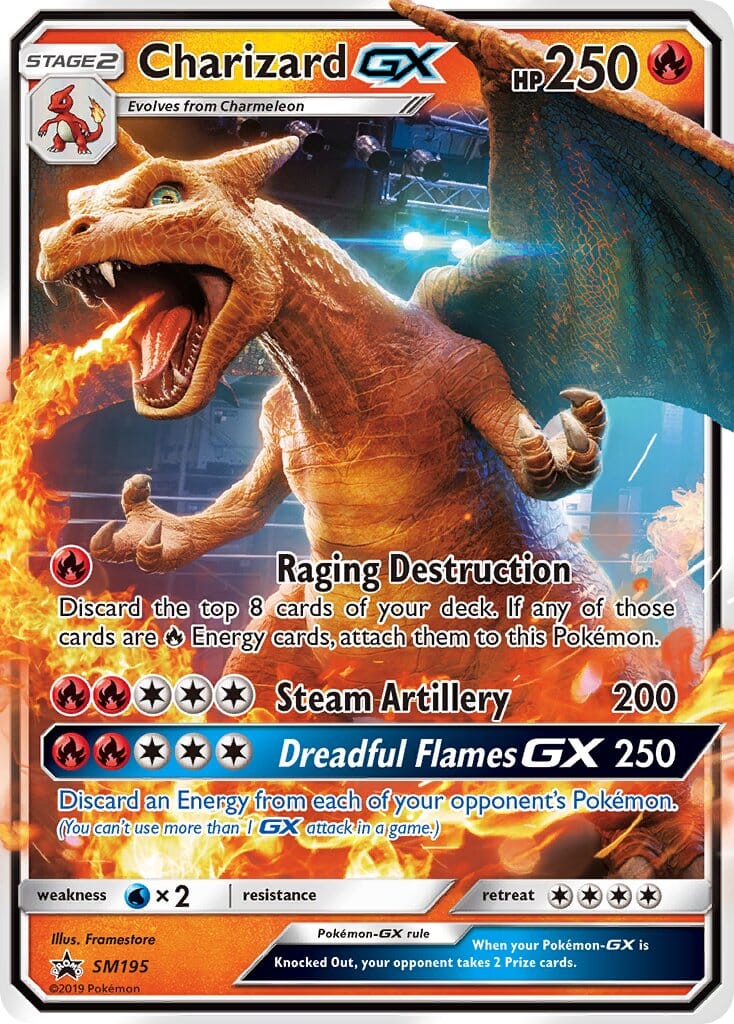 Charizard GX (SM195) [Sun & Moon: Black Star Promos] Pokemon Single Pokémon  | Multizone: Comics And Games