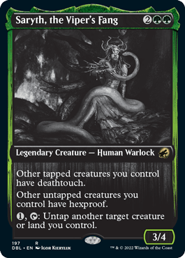 Saryth, the Viper's Fang [Innistrad: Double Feature] MTG Single Magic: The Gathering  | Multizone: Comics And Games