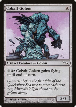 Cobalt Golem [Mirrodin] MTG Single Magic: The Gathering  | Multizone: Comics And Games