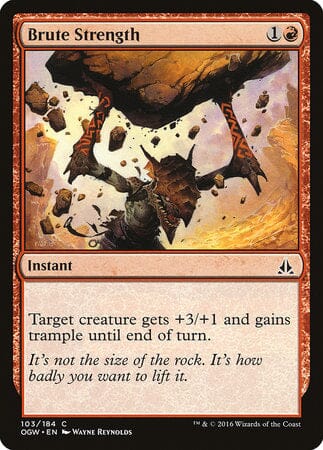 Brute Strength [Oath of the Gatewatch] MTG Single Magic: The Gathering  | Multizone: Comics And Games