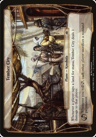 Tember City (Planechase Anthology) [Planechase Anthology Planes] MTG Single Magic: The Gathering  | Multizone: Comics And Games