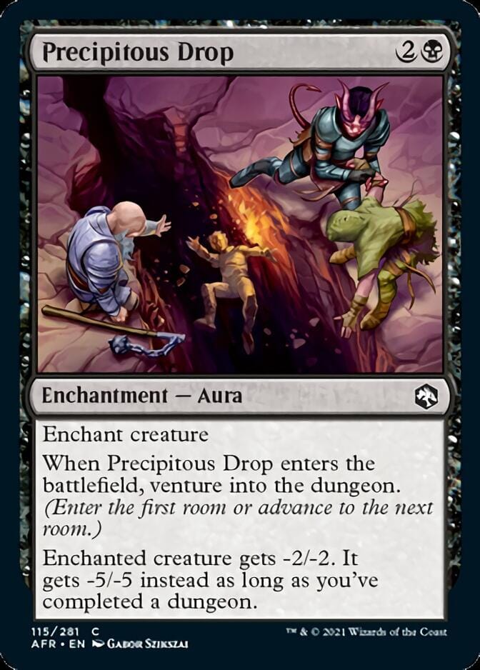 Precipitous Drop [Dungeons & Dragons: Adventures in the Forgotten Realms] MTG Single Magic: The Gathering  | Multizone: Comics And Games