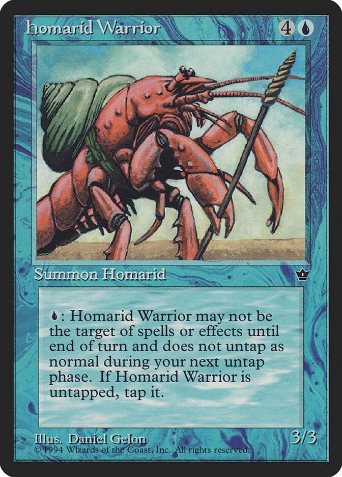 Homarid Warrior (Daniel Gelon) [Fallen Empires] MTG Single Magic: The Gathering  | Multizone: Comics And Games