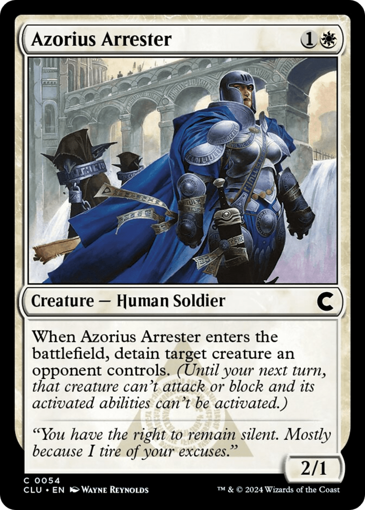 Azorius Arrester [Ravnica: Clue Edition] MTG Single Magic: The Gathering  | Multizone: Comics And Games