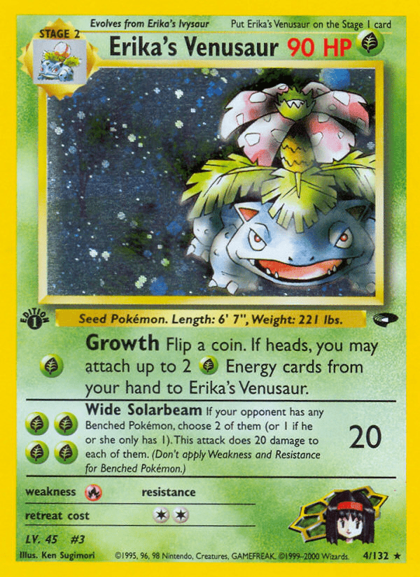 Erika's Venusaur (4/132) [Gym Challenge 1st Edition] Pokemon Single Pokémon  | Multizone: Comics And Games
