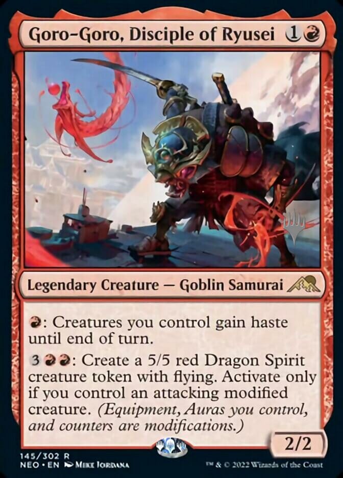 Goro-Goro, Disciple of Ryusei (Promo Pack) [Kamigawa: Neon Dynasty Promos] MTG Single Magic: The Gathering  | Multizone: Comics And Games