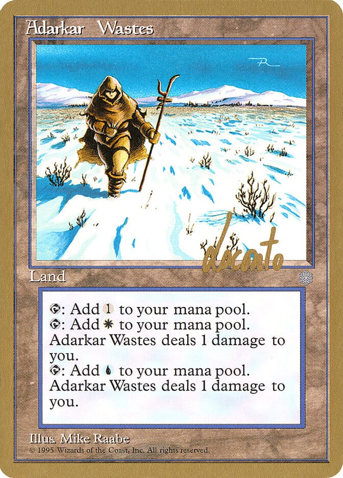 Adarkar Wastes (Michael Loconto) [Pro Tour Collector Set] MTG Single Magic: The Gathering  | Multizone: Comics And Games