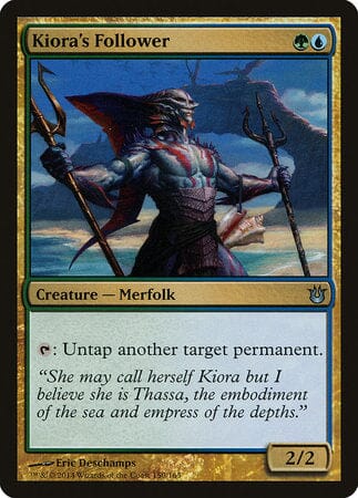Kiora's Follower [Born of the Gods] MTG Single Magic: The Gathering  | Multizone: Comics And Games
