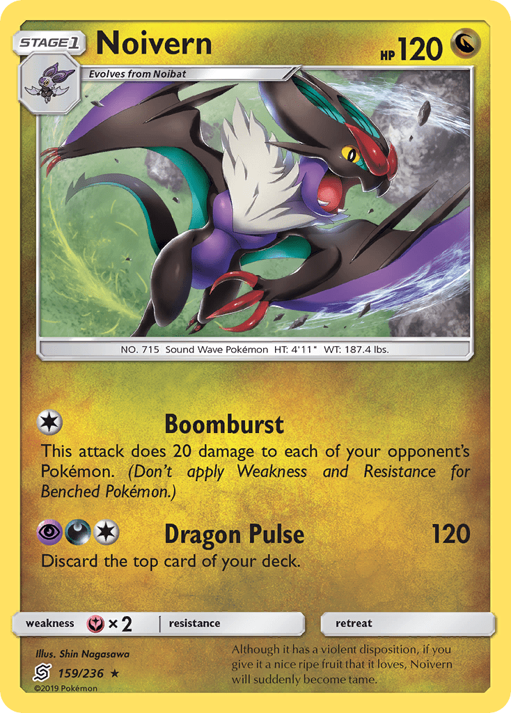 Noivern (159/236) [Sun & Moon: Unified Minds] Pokemon Single Pokémon  | Multizone: Comics And Games