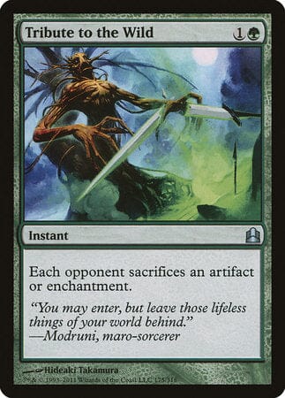 Tribute to the Wild [Commander 2011] MTG Single Magic: The Gathering  | Multizone: Comics And Games