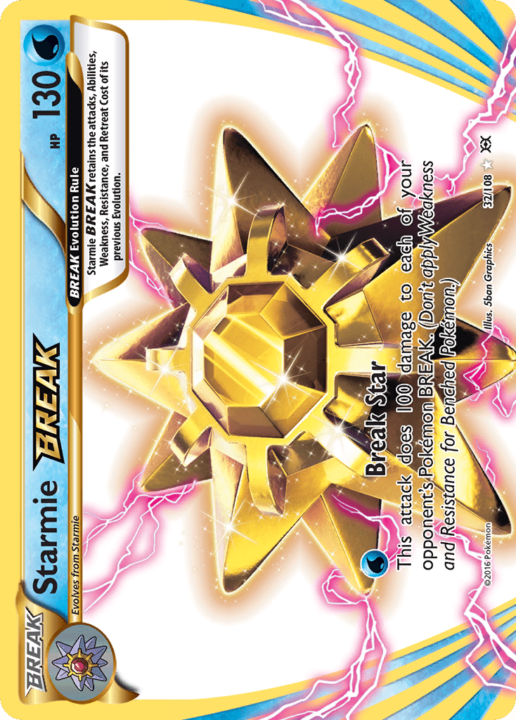 Starmie BREAK (32/108) [XY: Evolutions] Pokemon Single Pokémon  | Multizone: Comics And Games