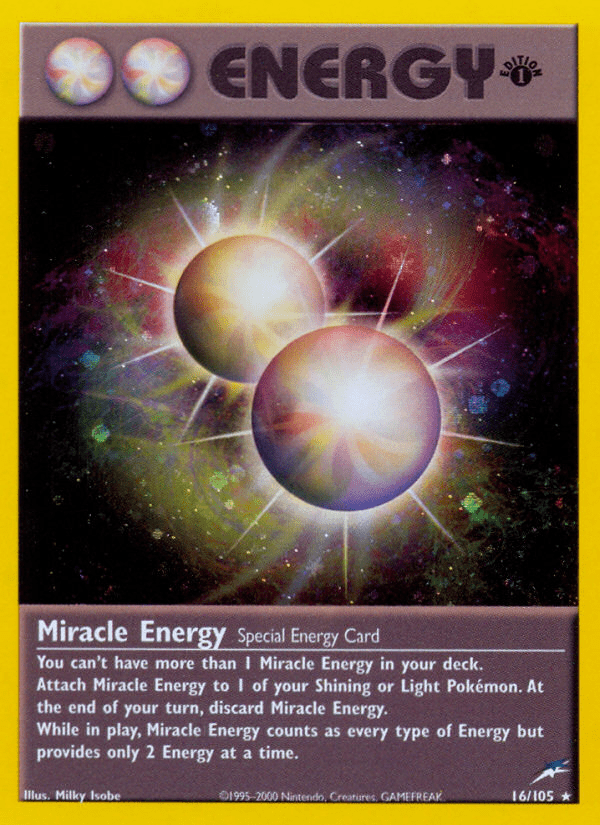 Miracle Energy (16/105) [Neo Destiny 1st Edition] Pokemon Single Pokémon  | Multizone: Comics And Games