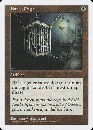 Barl's Cage [Fifth Edition] MTG Single Magic: The Gathering  | Multizone: Comics And Games