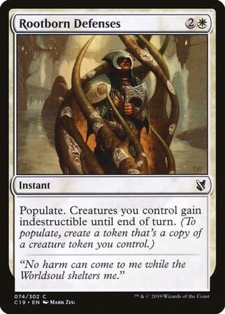 Rootborn Defenses [Commander 2019] MTG Single Magic: The Gathering  | Multizone: Comics And Games