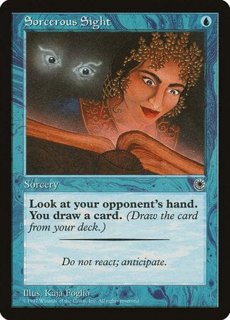 Sorcerous Sight [Portal] MTG Single Magic: The Gathering  | Multizone: Comics And Games