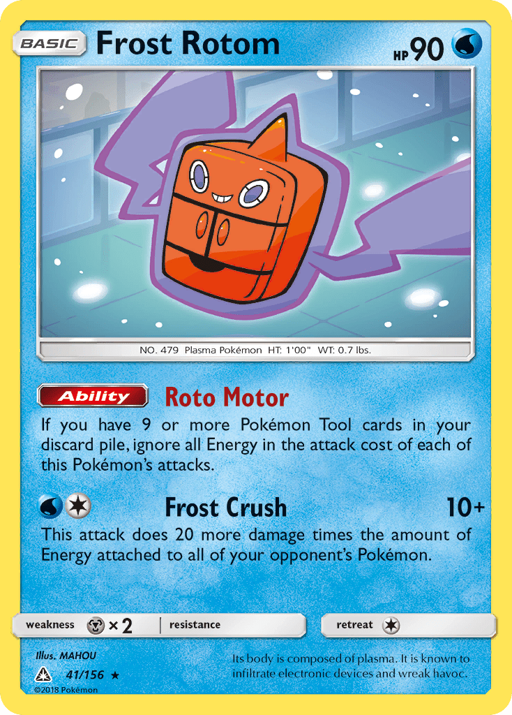 Frost Rotom (41/156) [Sun & Moon: Ultra Prism] Pokemon Single Pokémon  | Multizone: Comics And Games
