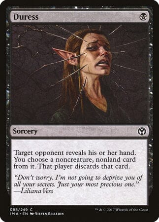 Duress [Iconic Masters] MTG Single Magic: The Gathering  | Multizone: Comics And Games