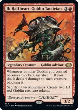 Ib Halfheart, Goblin Tactician [Jumpstart 2022] MTG Single Magic: The Gathering  | Multizone: Comics And Games